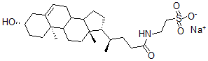 CAS#: 17238-48-1, 2-(((3beta)-3-Hydroxy-24-oxochol-5-en-24-yl)amino)-Ethanesulfonic acid monosodium salt