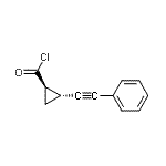 CAS 登录号：172477-27-9， (1R,2R)-2-(苯基乙炔基)环丙烷甲酰氯