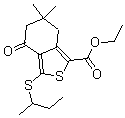 CAS#: 172516-44-8, 4,5,6,7-Tetrahydro-6,6-Dimethyl-3-[(1-Methylpropyl)Thio]-4-Oxo-Benzo[c]Thiophene-1-carboxylic Acid Ethylester