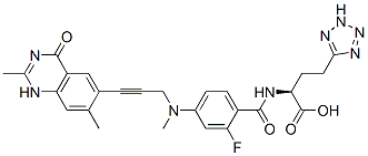 CAS#: 172521-94-7, (2S)-2-[[4-[(2,7-Dimethyl-4-Oxo-1H-Quinazolin-6-Yl)Methyl-Prop-2-Ynylamino]-2-Fluorobenzoyl]Amino]-4-(2H-Tetrazol-5-Yl)Butanoic Acid