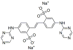 CAS 登录号：17263-59-1， 二钠5-(s-三嗪-2-基氨基)-2-[(E)-2-[4-(s-三嗪-2-基氨基)-2-磺酸-苯基]乙烯基]苯磺酸盐