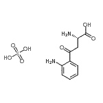 CAS#: 17268-44-9, (2S)-2-Amino-4-(2-Aminophenyl)-4-Oxobutanoic Acid Sulfate (1:1)