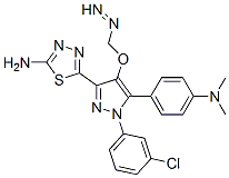 CAS#: 172701-58-5, 5-[1-(3-Chlorophenyl)-5-(4-Dimethylaminophenyl)Diazenyl-4-Methoxypyrazol-3-Yl]-1,3,4-Thiadiazol-2-Amine