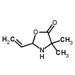 CAS#: 172740-37-3, 4,4-Dimethyl-2-Vinyl-1,3-Oxazolidin-5-One