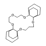 CAS 登录号：172883-29-3， 2,6,13,16,19-五氧杂五环[18.4.4.4<sup>7,12</sup>.0<sup>1,20</sup>.0<sup>7,12</sup>]三十二烷