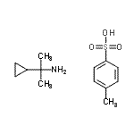 CAS 登录号：172947-14-7， 2-环丙基-2-丙胺4-甲基苯磺酸酯(1:1)