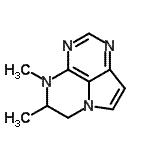CAS#: 172982-70-6, 4,5-Dimethyl-5,6-Dihydro-4H-Pyrrolo[3,2,1-De]Pteridine