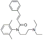 CAS 登录号:17307-21-0, N-(3-二乙基氨基丙基)-N-(2,6-二甲基苯基)-3-苯基-丙烯酰胺