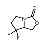 CAS 登录号：173315-17-8， 7,7-二氟四氢-1H-吡咯并[1,2-c][1,3]恶唑-3-酮