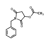 CAS 登录号：173353-34-9， 1-苄基-2,5-二氧代-3-吡咯烷基乙酸酯