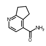 CAS 登录号：173477-70-8， 6,7-二氢-5H-环戊二烯并[b]吡啶-4-甲酰胺