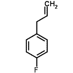 CAS 登录号：1737-16-2， 1-烯丙基-4-氟苯
