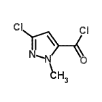 CAS 登录号：173841-83-3， 3-氯-1-甲基-1H-吡唑-5-甲酰氯