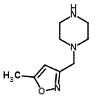 CAS#: 173850-51-6, 1-[(5-Methyl-1,2-Oxazol-3-Yl)Methyl]Piperazine