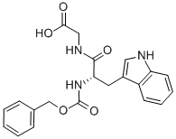 CAS#: 17388-70-4, 2-[[3-(1H-Indol-3-yl)-2-(phenylmethoxycarbonylamino)propanoyl]amino]ethanoic acid