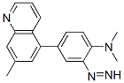 CAS 登录号：17400-65-6， N,N-二甲基-4-(7-甲基喹啉-5-基)偶氮-苯胺