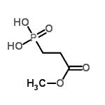 CAS 登录号：174276-11-0， (3-甲氧基-3-氧代丙基)膦酸