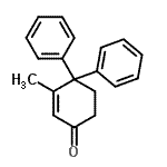 CAS 登录号：17429-38-8， 3-甲基-4,4-二苯基-2-环己烯-1-酮