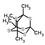 CAS#: 17443-93-5, 1,3,5,7,10-Pentamethyl-2,4,6,8,9-Pentathiatricyclo[3.3.1.1<Sup>3,7</Sup>]Decane