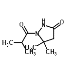 CAS 登录号：174470-68-9， 1-异丁酰基-5,5-二甲基-3-吡唑烷酮
