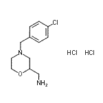 CAS#: 174560-80-6, 1-[4-(4-Chlorobenzyl)-2-Morpholinyl]Methanamine Dihydrochloride