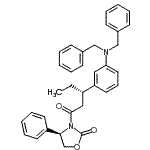 CAS#: 174590-40-0, (4R)-3-{(3S)-3-[3-(Dibenzylamino)Phenyl]Pentanoyl}-4-Phenyl-1,3-Oxazolidin-2-One