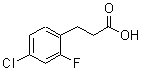 CAS 登录号：174603-48-6， 3-(4-氯-2-氟苯基)丙酸