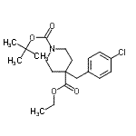 CAS#: 174605-91-5, 4-Ethyl 1-(2-Methyl-2-Propanyl) 4-(4-Chlorobenzyl)-1,4-Piperidinedicarboxylate