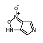 CAS 登录号：174617-89-1， 1H-吡咯并[3,4-c][1,2,5]恶二唑3-氧化物