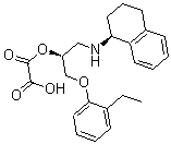 CAS#: 174689-39-5, 3-(2-Ethylphenoxy)-1-((1S)-1,2,3,4-Tetra-Hydronaphth-1-Ylamino)-(2S)-2-Propanol Oxalate