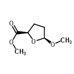 CAS 登录号：174689-92-0， 甲基(2R,5S)-5-甲氧基四氢-2-呋喃羧酸酯