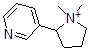 CAS#: 17479-21-9, 3-(1,1-dimethyl-2-pyrrolidin-1-iumyl)pyridine