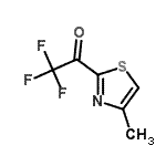 CAS 登录号：174824-73-8， 2,2,2-三氟-1-(4-甲基-1,3-噻唑-2-基)乙酮