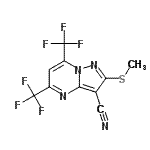 CAS#: 174842-35-4, 2-(Methylsulfanyl)-5,7-Bis(Trifluoromethyl)Pyrazolo[1,5-a]Pyrimidine-3-Carbonitrile