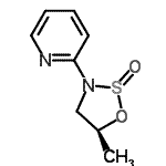 CAS 登录号：174955-56-7， (5S)-5-甲基-3-(2-吡啶基)氧杂噻唑烷2-氧化物