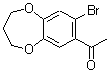 CAS 登录号：175136-35-3， 1-(8-溴-3,4-二氢-2H-1,5-苯并二氧杂卓-7-基)-乙酮