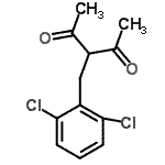 CAS 登录号：175136-81-9， 3-(2,6-二氯苄基)-2,4-戊烷二酮