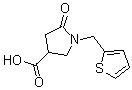 CAS 登录号：175136-92-2， 5-氧代-1-(2-噻吩基甲基)-3-吡咯烷羧酸