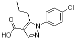CAS#: 175137-17-4, 1-(4-Chlorophenyl)-5-Propyl-1H-Pyrazole-4-carboxylic Acid