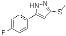 CAS#: 175137-20-9, 5-(4-Fluorophenyl)-3-(Methylsulfanyl)-1H-Pyrazole