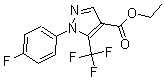 CAS#: 175137-38-9, Ethyl 1-(4-fluorophenyl)-5-(trifluoromethyl)pyrazole-4-carboxylate