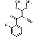 CAS 登录号：175137-51-6， 2-(2-氯苯甲酰基)-3,3-二(甲硫基)丙烯腈