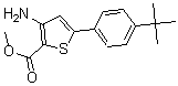 CAS#: 175201-46-4, 3-Amino-5-[4-(1,1-Dimethylethyl)Phenyl]-2-Thiophenecarboxylic Acid Methyl Ester