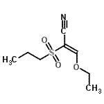 CAS 登录号：175201-52-2， (2Z)-3-乙氧基-2-(丙基磺酰基)丙烯腈
