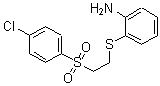 CAS 登录号：175201-83-9， 2-[[2-[(4-氯苯基)磺酰基]乙基]硫基]-苯胺