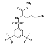 CAS#: 175202-21-8, Methyl N-{[3,5-bis(trifluoromethyl)phenyl]sulfonyl}-L-methioninate