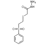 CAS#: 175202-38-7, 2-{[2-(Phenylsulfonyl)Ethyl]Sulfanyl}Acetohydrazide