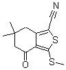 CAS#: 175202-50-3, 4,5,6,7-Tetrahydro-6,6-Dimethyl-3-(Methylthio)-4-Oxo-Benzo[c]Thiophene-1-Carbonitrile