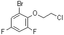 CAS 登录号：175203-19-7， 1-溴-2-(2-氯乙氧基)-3,5-二氟苯