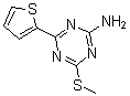 CAS 登录号：175204-61-2， 4-(甲硫基)-6-(2-噻吩基)-1,3,5-三嗪-2-胺